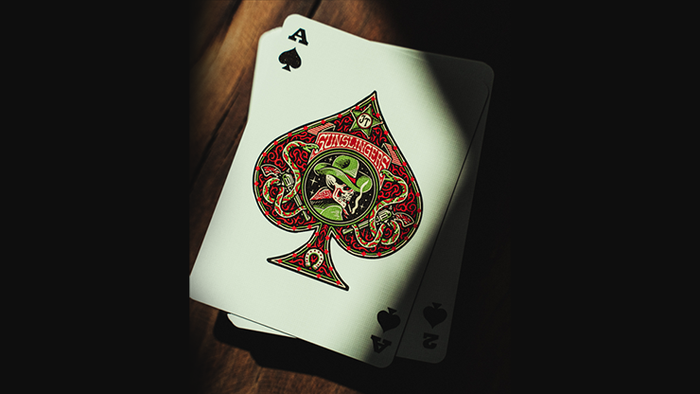 Gunslingers (Red) Playing Card