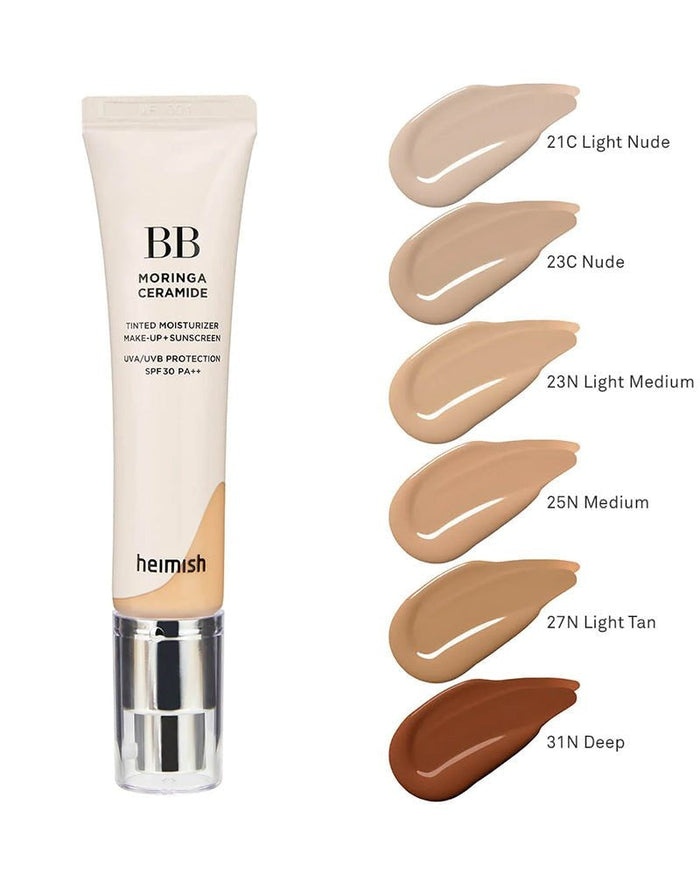 Heimish. Moringa Ceramide BB Cream 30g [23N Light Medium] | Lady Bonita | Korean beauty NZ