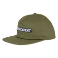 Independent Bar Logo Army Green Snapback Hat