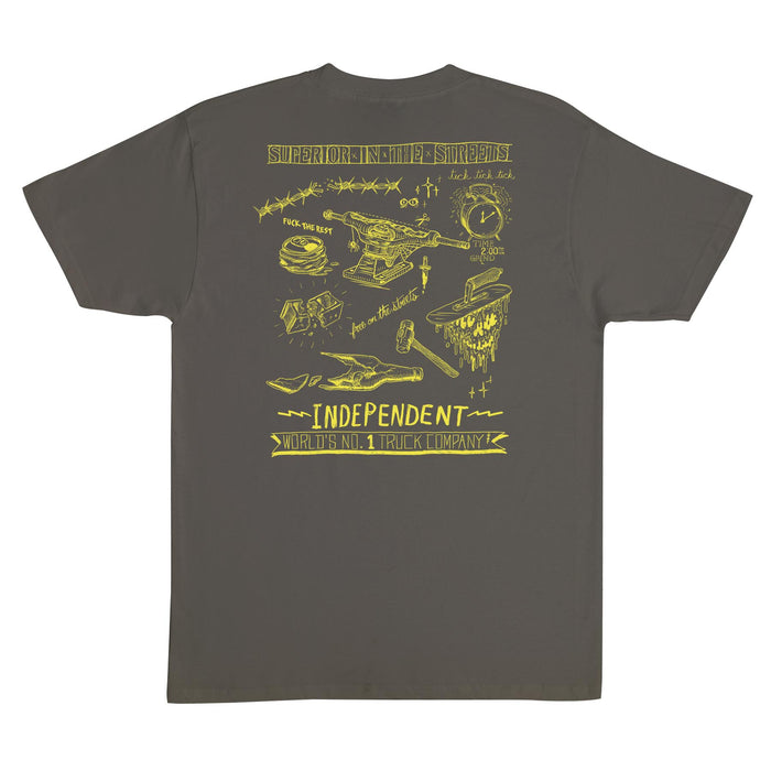 Independent Bratrud Notebook Olive S/s Shirt
