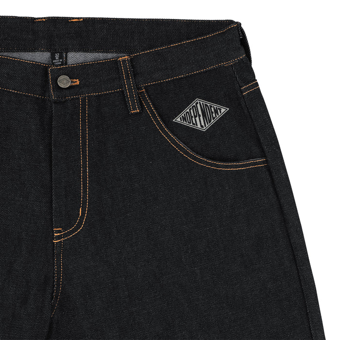 Independent Free On The Streets Dark Indigo Denim Shorts