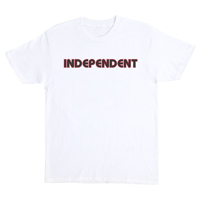 Independent Groundwork White S/s Shirt