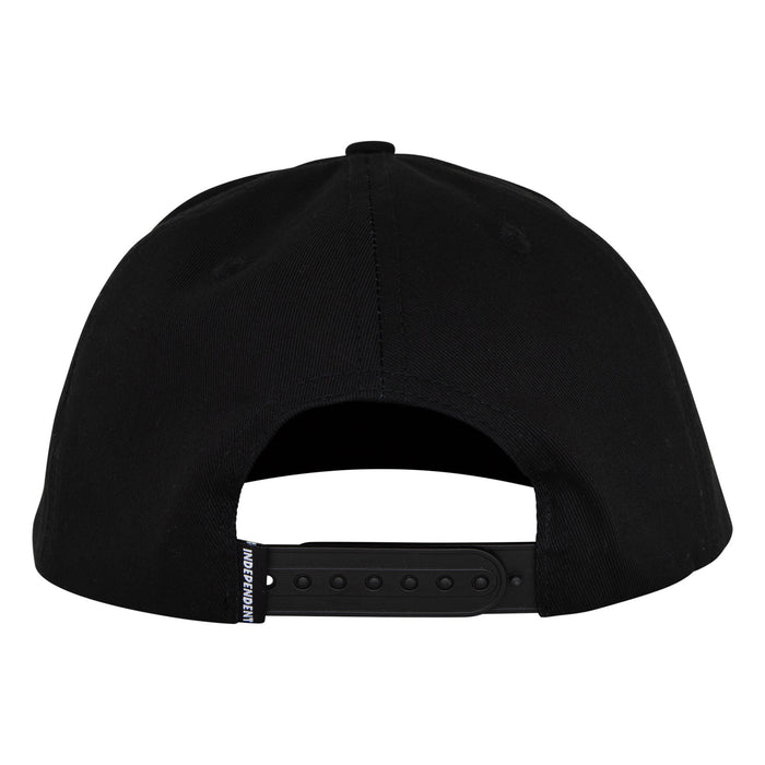 Independent Sticker Slap Black Snapback Hat