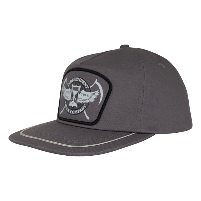 Independent Tried & True Charcoal Snapback Hat
