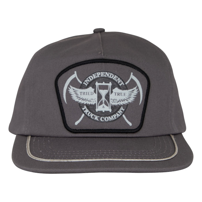Independent Tried & True Charcoal Snapback Hat