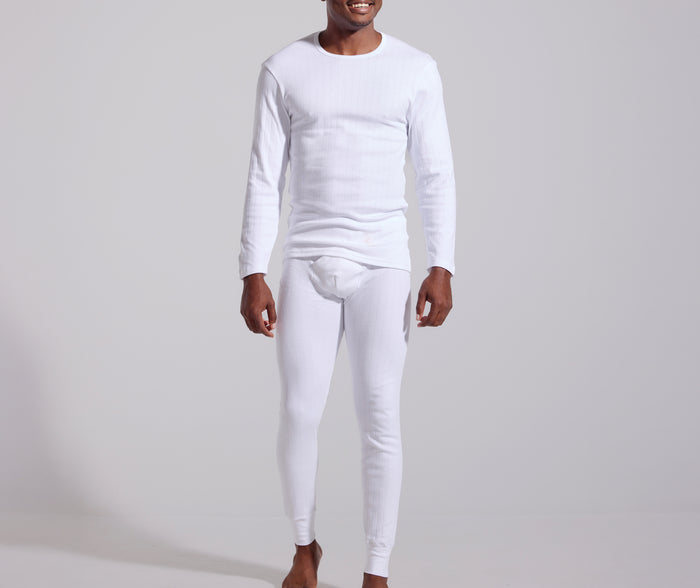 Jockey® 1 Pack Drop Needle Interlock L/S Undershirt