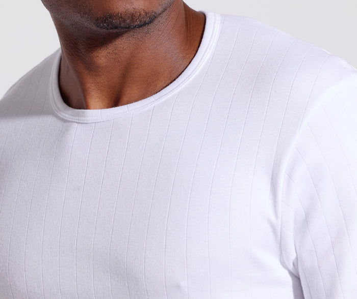 Jockey® 1 Pack Drop Needle Interlock L/S Undershirt