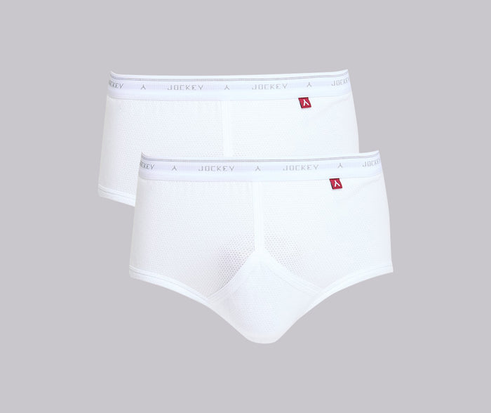 Jockey® 2 Pack Y-Front Eyelet Briefs