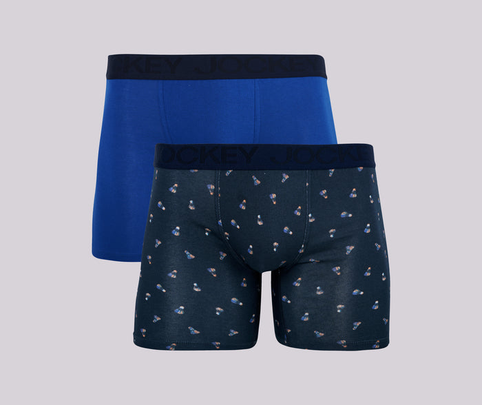 Jockey® 2Pk Bang on Trend Long Leg Trunk