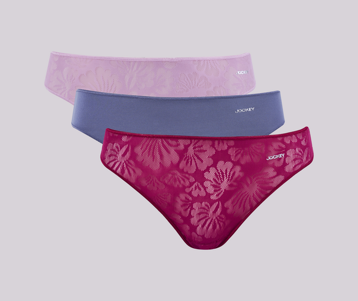 Jockey® 3PK NPL Lace French Cut