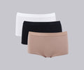 Jockey® 3Pk Tonal Cotton Stretch Boyleg