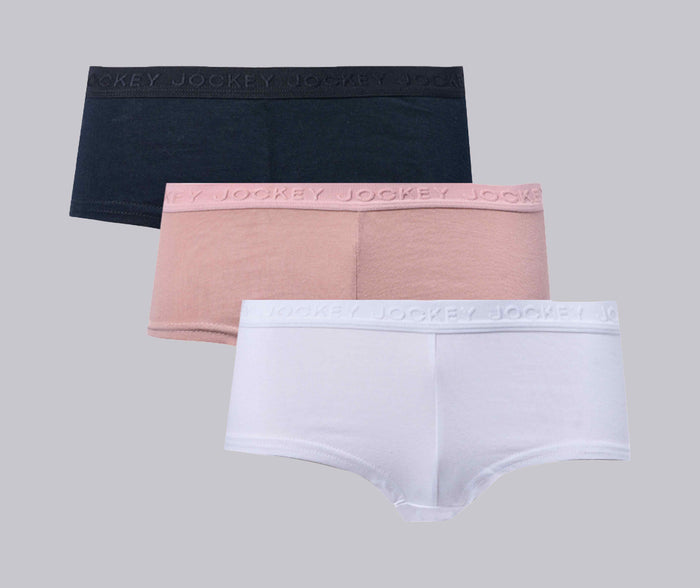 Jockey® 3PK Tonal Cotton Stretch Knicker