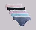 Jockey® 5Pk Girls Print French Cut