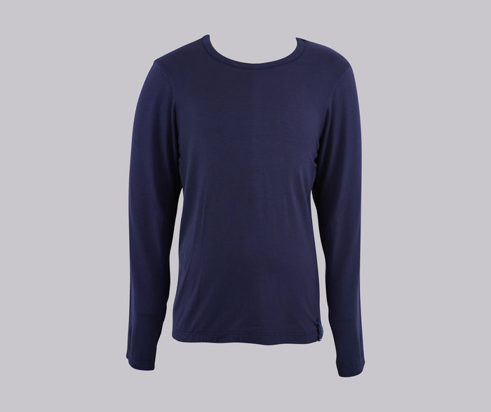 Jockey® Boys Viscose Crew-Neck Long Sleeve PJ Top