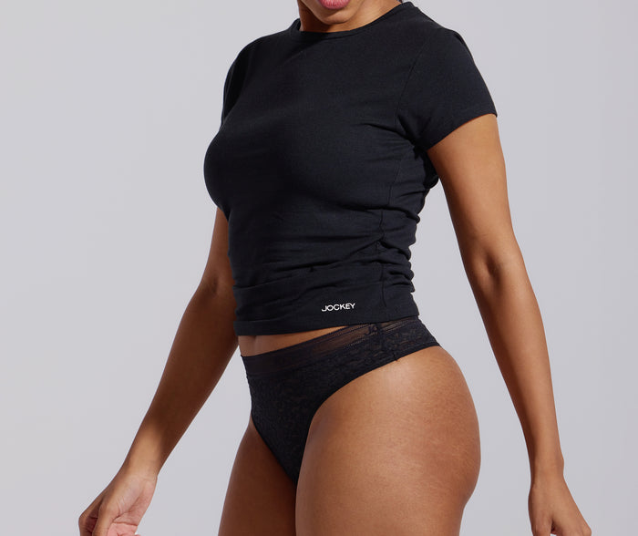 Jockey® Contour Lace Thong