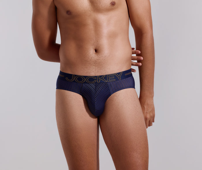 Jockey® Fine Stripe Poly Nylon Stretch Brief