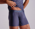 Jockey® Fine Stripe Poly Nylon Stretch Short Leg Trunk
