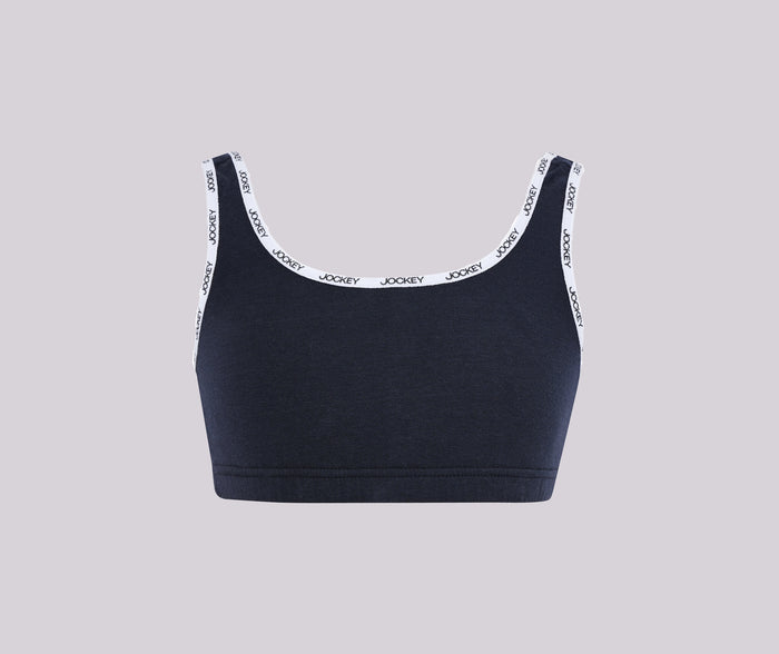 Jockey® Girls Cotton Stretch Crop Top