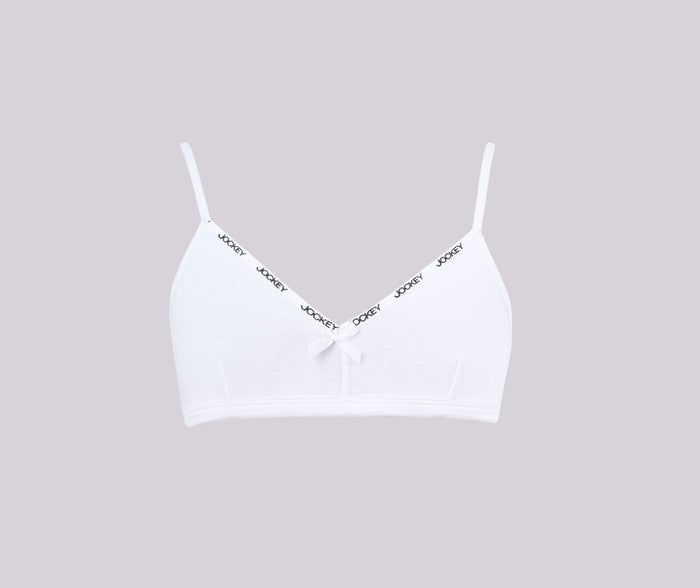 Jockey® Girls Plain Cotton Stretch Bra