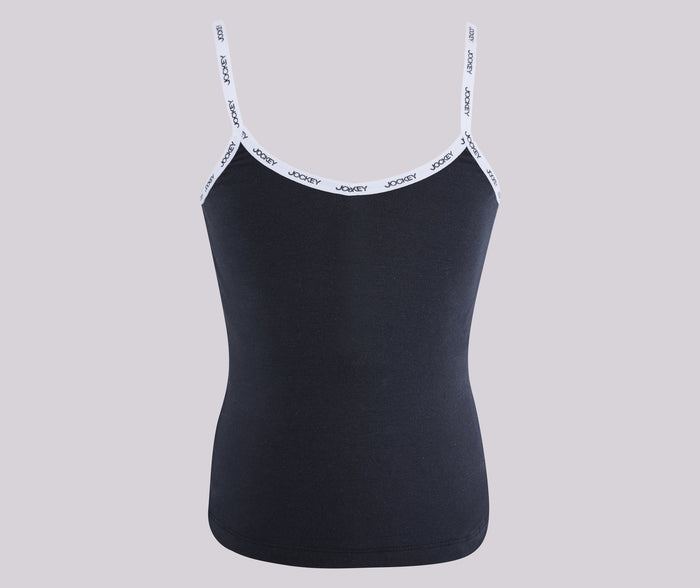 Jockey® Girls Plain Cotton Stretch Strappy Vest