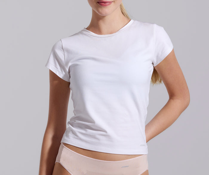 Jockey® Ladies Cotton Stretch Fitted T-Shirt