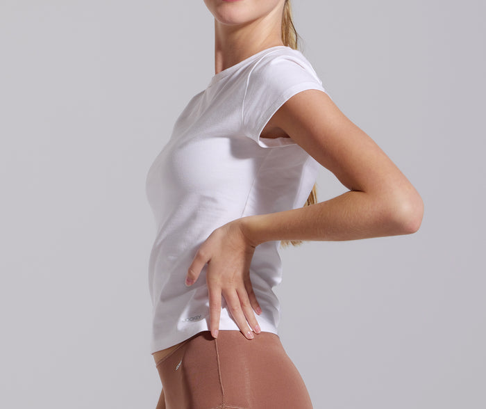 Jockey® Ladies Cotton Stretch Fitted T-Shirt