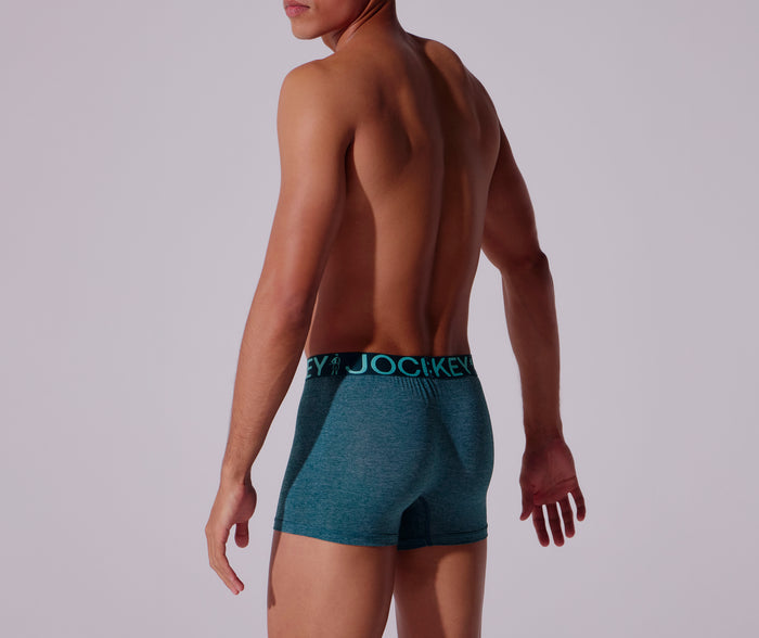 Jockey® Marled Nylon Stretch Short Leg Trunk