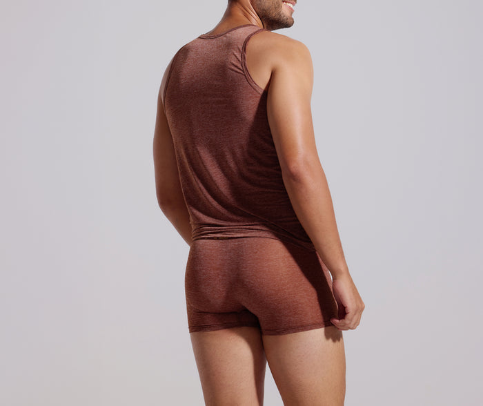 Jockey® Marled Nylon Stretch Short Leg Trunk