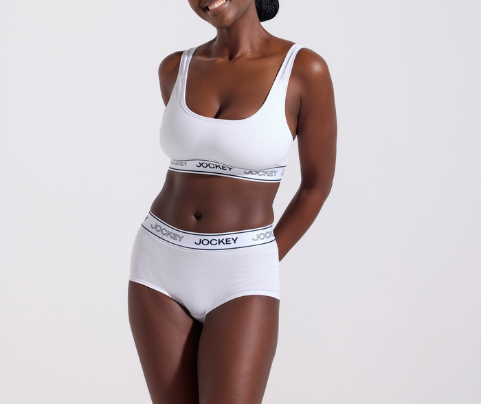 Jockey® Monochrome Cotton Stretch Crop Top