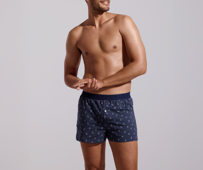 Jockey® Printed Cotton Stretch Knit Boxer