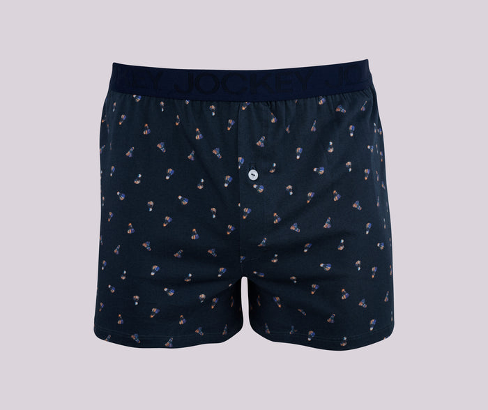 Jockey® Printed Cotton Stretch Knit Boxer
