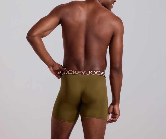 Jockey® Quick-dry Plain Nylon Long Leg Trunk