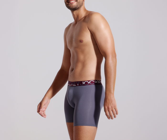 Jockey® Quick-dry Plain Nylon Long Leg Trunk