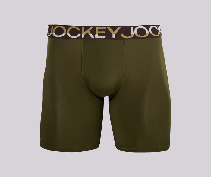 Jockey® Quick-dry Plain Nylon Long Leg Trunk