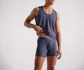 Jockey ® Ripple Effect Stripe Nylon Stretch Long Leg Trunk
