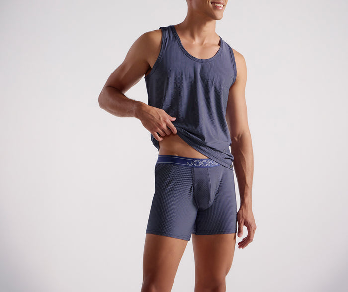 Jockey ® Ripple Effect Stripe Nylon Stretch Vest