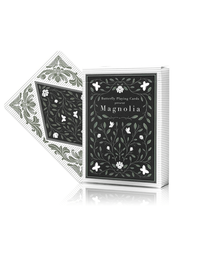 Magnolia White Playing Cards