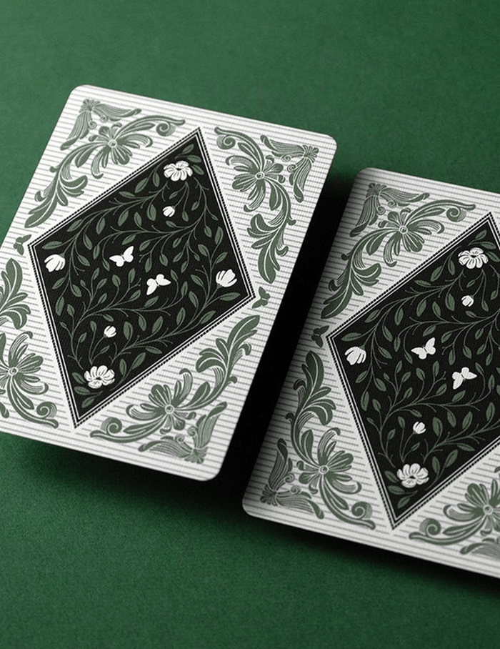 Magnolia White Playing Cards