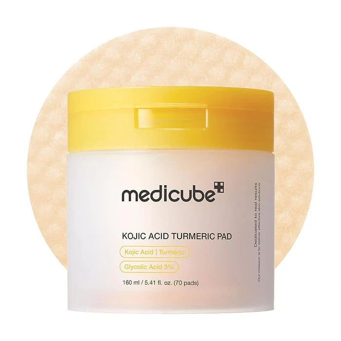 Medicube. Kojic Acid Turmeric Pad (70 Pads) | Lady Bonita | Korean beauty NZ