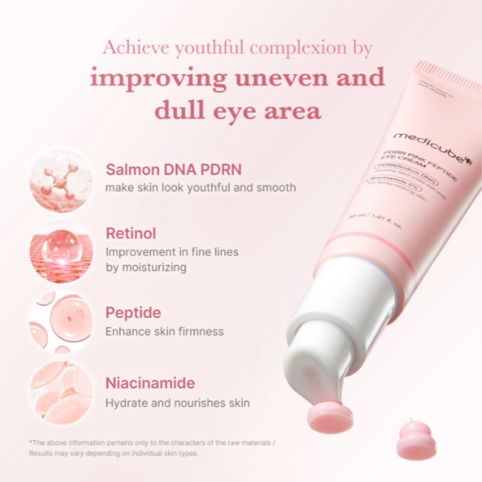 Medicube. PDRN Pink Peptide Eye Cream 30ml