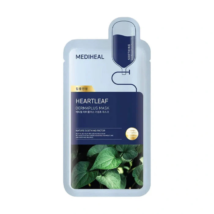 Mediheal. Dermaplus Mask [Heartleaf (10 Sheets)] | Lady Bonita | Korean beauty NZ