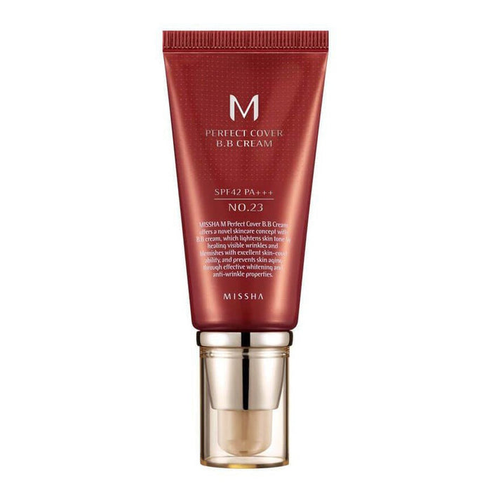 Missha. M Perfect Cover BB Cream 50ml [No.23 (Natural Beige)] | Lady Bonita | Korean beauty NZ