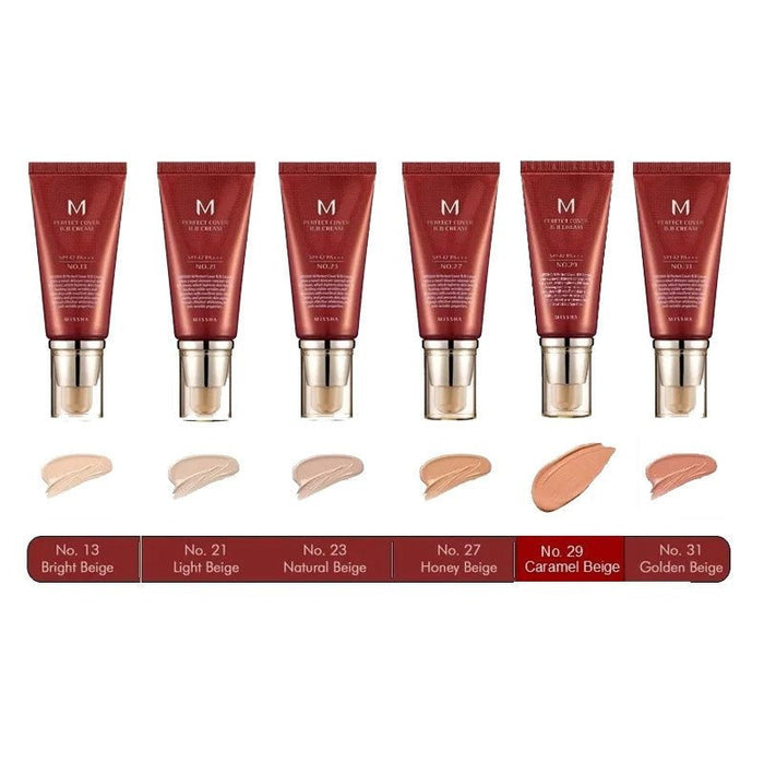 Missha. M Perfect Cover BB Cream 50ml [No.23 (Natural Beige)] | Lady Bonita | Korean beauty NZ