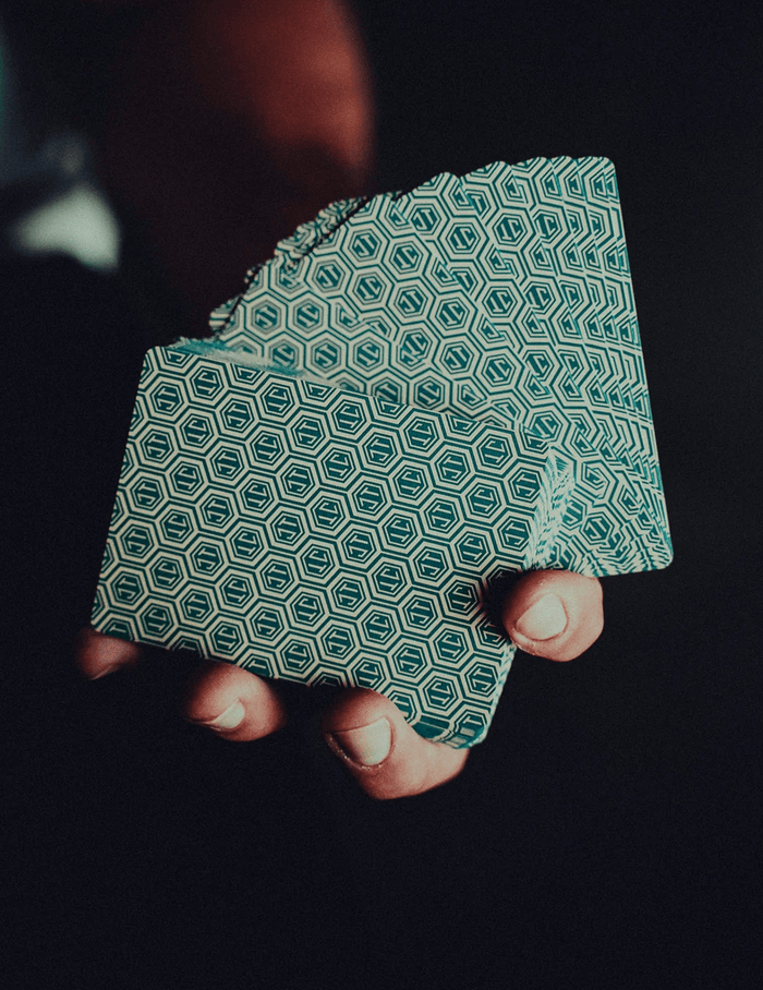 No Borders Honeycomb Playing Cards