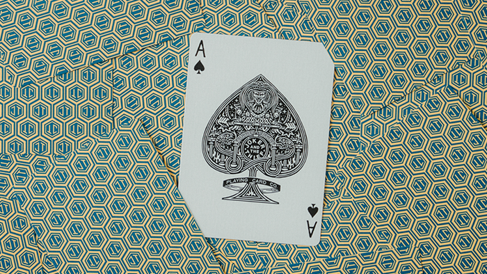 No Borders Honeycomb Playing Cards