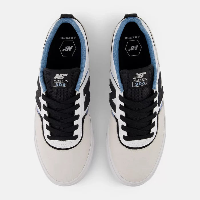 New Balance Numeric 306 Jamie Foy Light Grey / White Shoes (NM306NMA)
