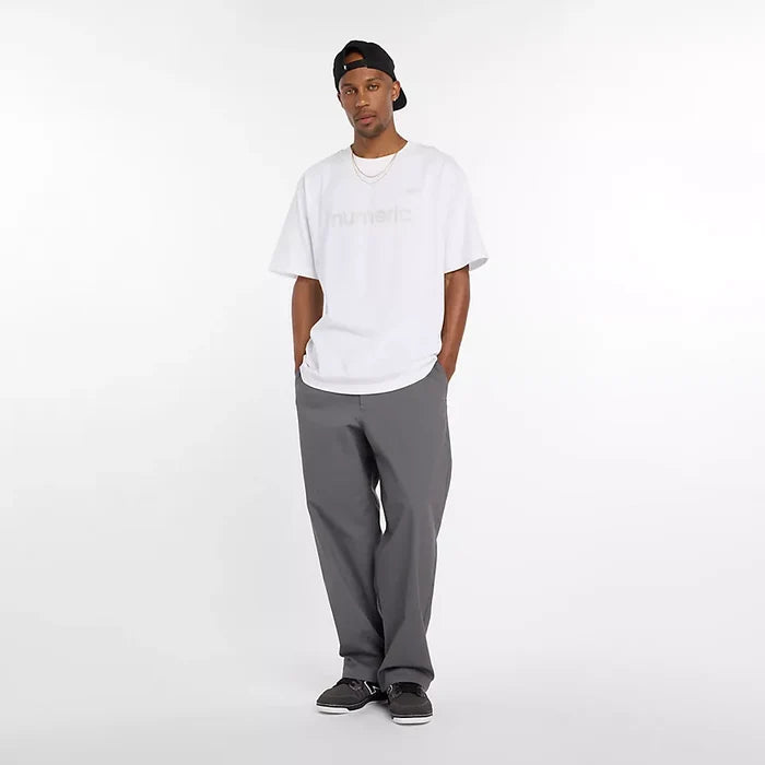 New Balance Numeric Cotton Jersey White S/s Shirt