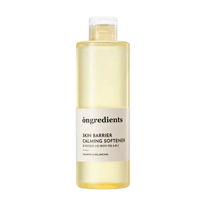 Ongredients. Skin Barrier Calming Softener 250ml | Lady Bonita | Korean beauty NZ