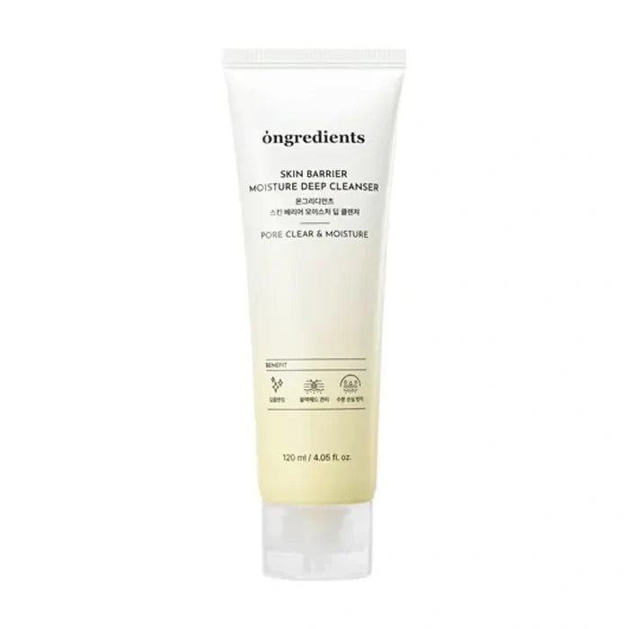 Ongredients. Skin Barrier Moisture Deep Cleanser 120ml | Lady Bonita | Korean beauty NZ
