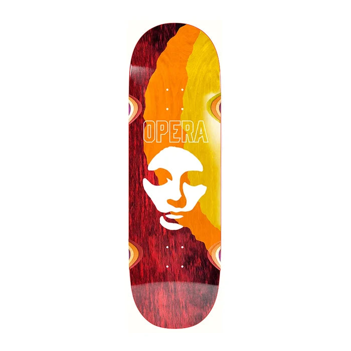 Opera Triple Torn Mask Red/Orange/Yellow EX7 11" Skateboard Deck